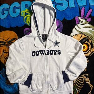 Reebok White and Navy womens nfl cowboyJacket
